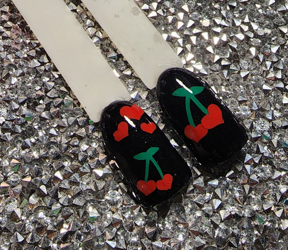 DIY Cherry Hearts CustomDecalsByMelissa