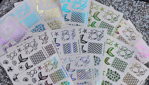 Life is the bubbles Foil Waterslides