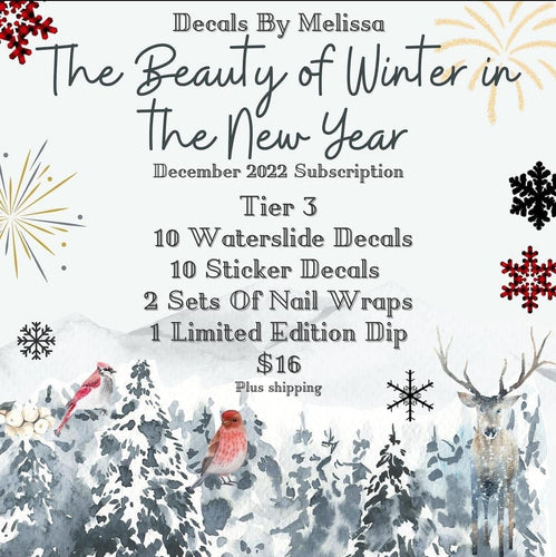 Beauty of winter in the new year Extra subs