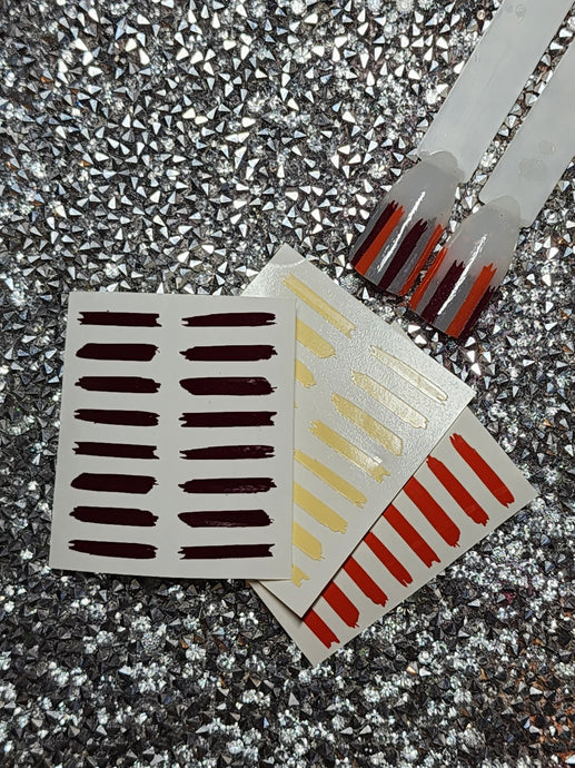DIY Brush Strokes 4  (Check 1, 2 and 3 for more colors)