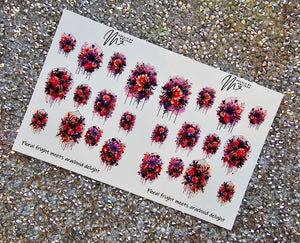 Floral fright meets arachnid delight