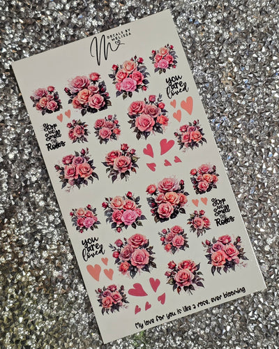 My love for you is like a rose, forever blooming