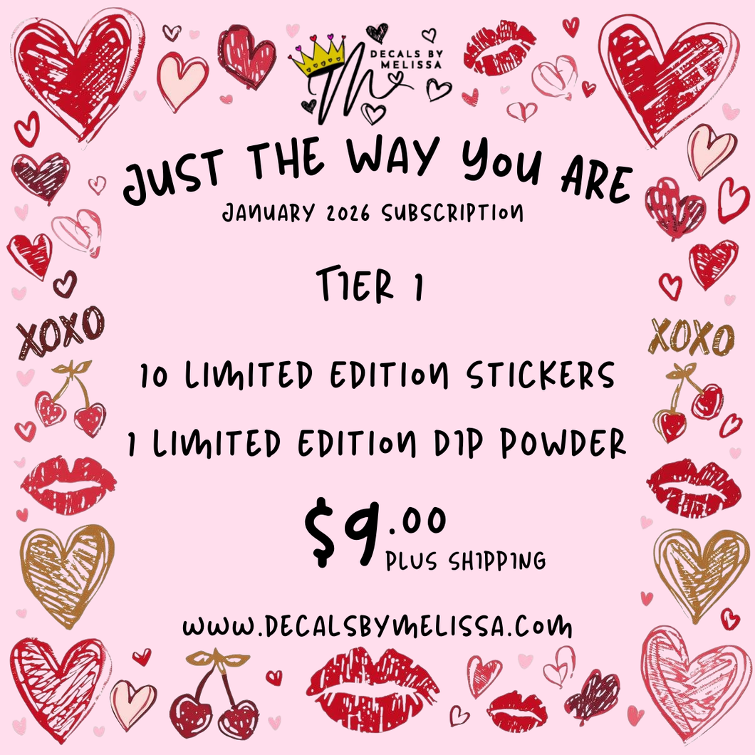 January 2025 Subscription Bag Tier 1 – CustomDecalsByMelissa