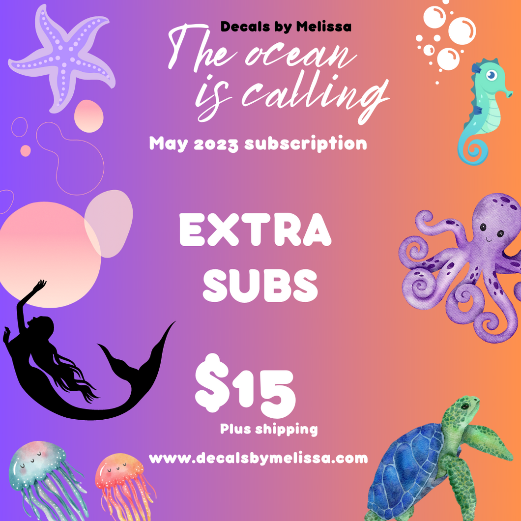 The ocean is calling  Extra subs