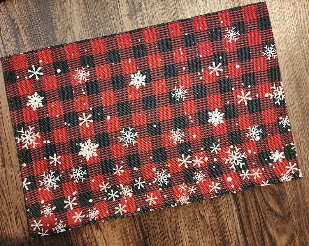 Buffalo Plaid Snowflakes (17