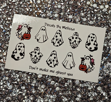Don't make me ghost you