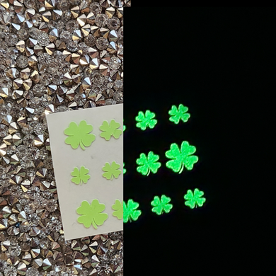 Green glow mini shamrocks