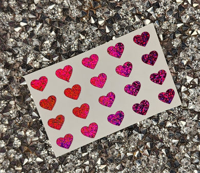 Purple and pink sparkle heart 2