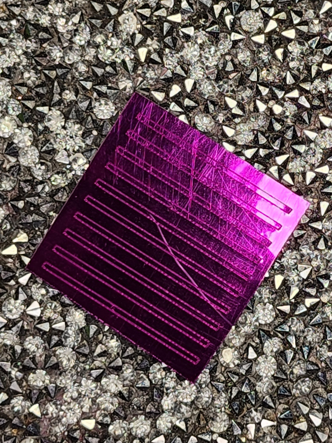 Purple Chrome Stripes