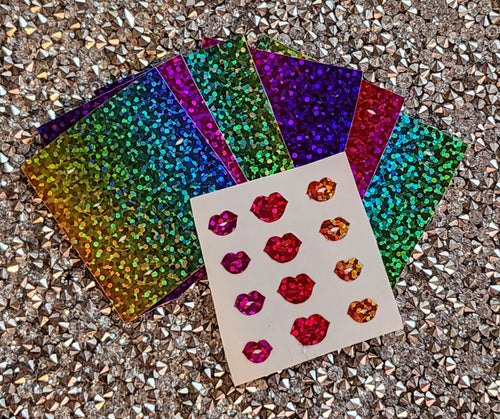 Rainbow sparkle kisses