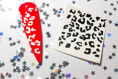 Cheetah / Leopard Nail Decal Topper