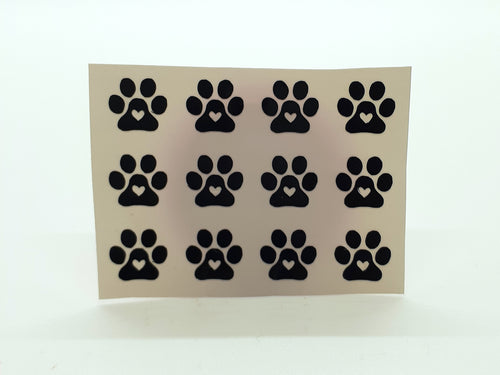 Paw Print Heart