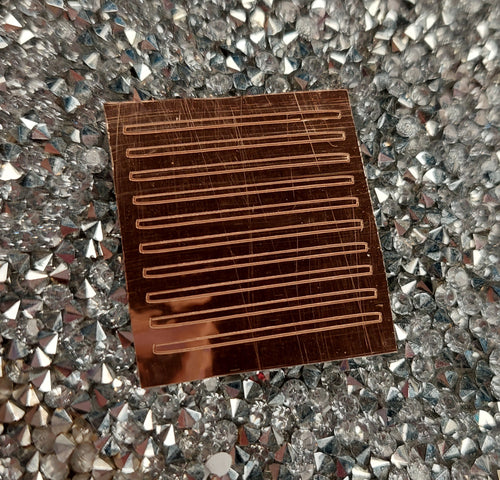 Copper Chrome Medium Stripes