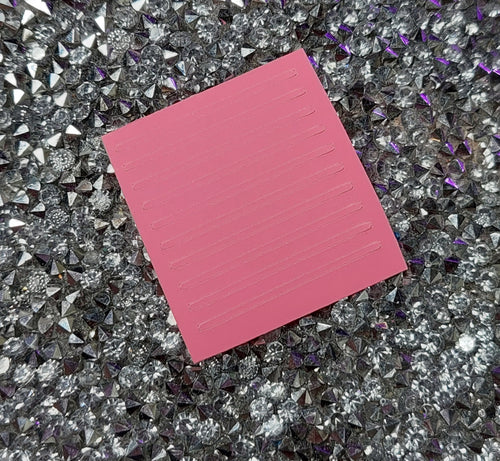 Pink Glow Stripes ( Glows Yellowish)