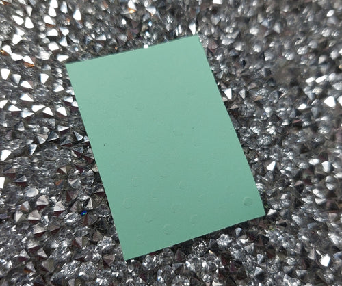 Tiffany Blue Polka Dots Glow ( Glows Greenish)