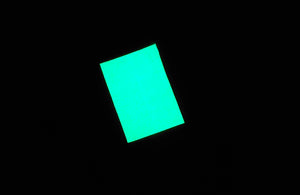 Tiffany Blue Polka Dots Glow ( Glows Greenish)