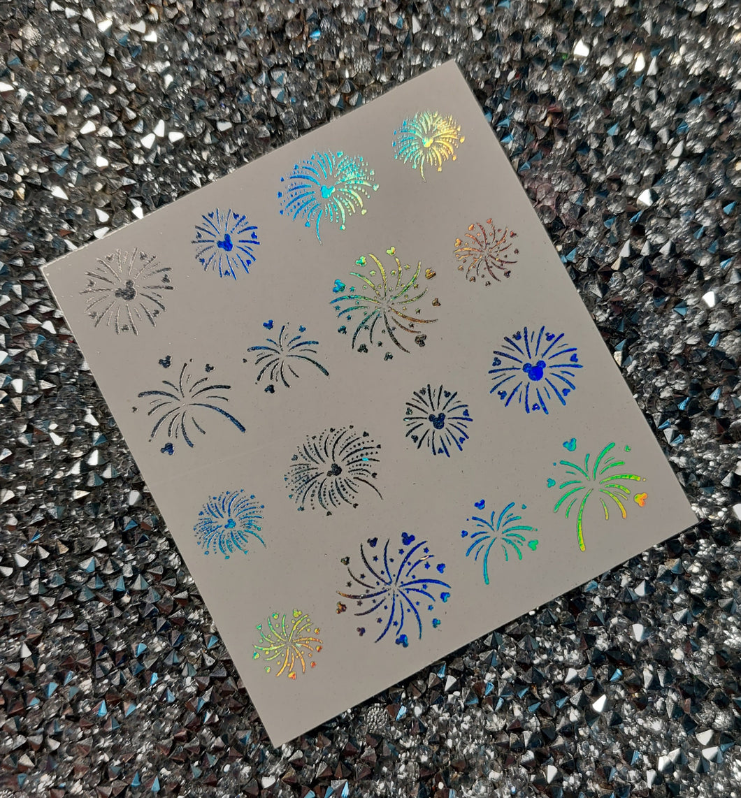 Holo Firework 2 (foil waterslides)