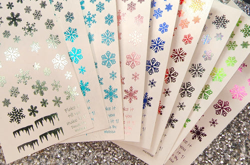 Flake It Till You Make It 1 Foil Waterslides