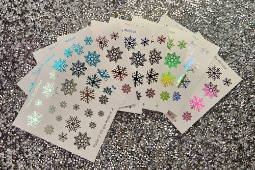 Flake It Till You Make It 4 Foil Waterslides