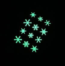 Load image into Gallery viewer, Purple Glow Snowflakes