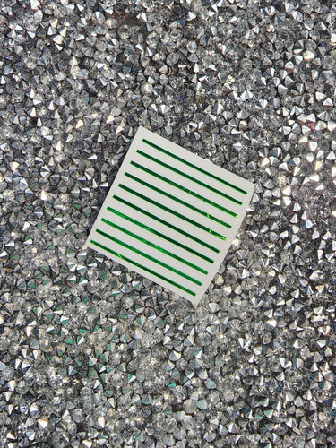Lucky Green Chrome Stripes