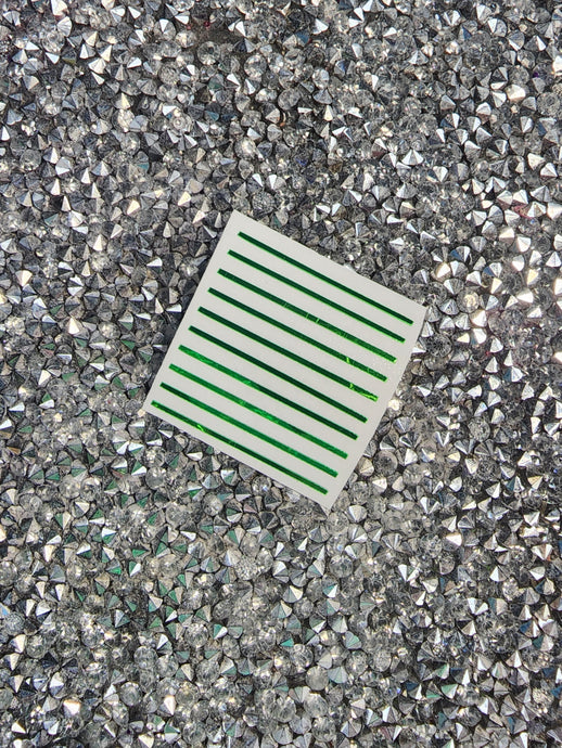 Lucky Green Chrome Stripes