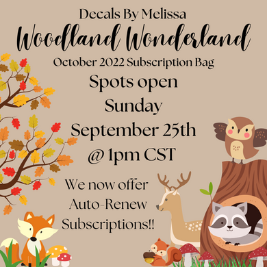 Woodland Wonderland October Sub