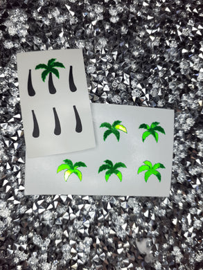 DIY palm tree Green Chrome & Black