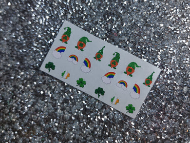 St. Patrick's Gnomes 1 (Full color stickers)