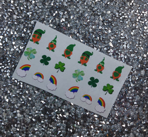 St. Patrick's Gnomes 2 (Full color stickers)