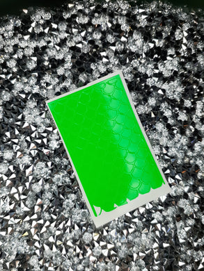 Green neon Mermaid Topper