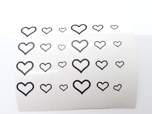 12/ 24 pack Heart Outline