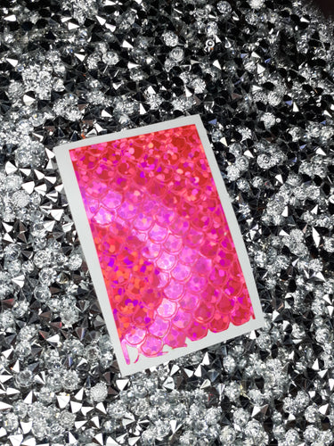 Pink Holo Mermaid Topper