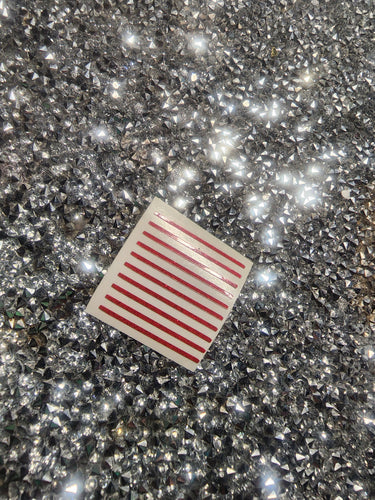 Red Shimmer Stripes